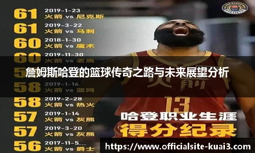 詹姆斯哈登的篮球传奇之路与未来展望分析